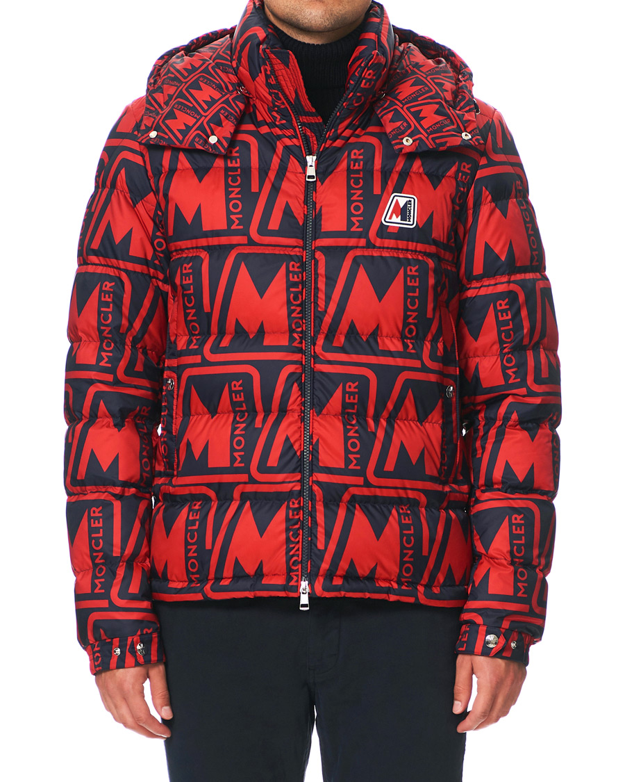 Herr | Jackor | Moncler | Frioland Hooded Down Jacket Red/Multi