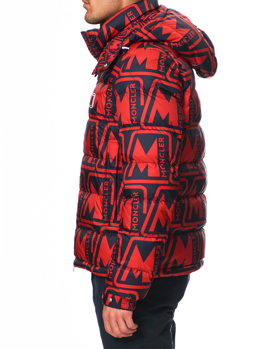 Herr | Jackor | Moncler | Frioland Hooded Down Jacket Red/Multi