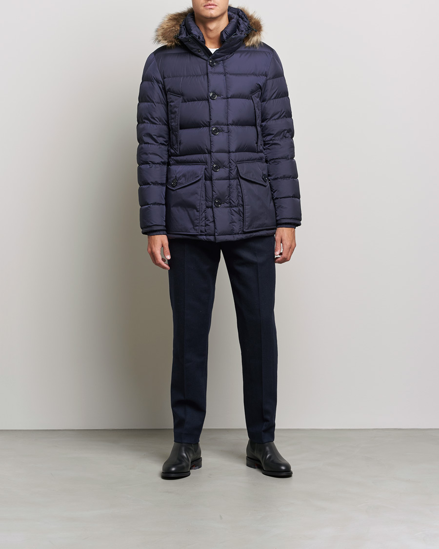Herr | Jackor | Moncler | Cluny Down Parka Navy