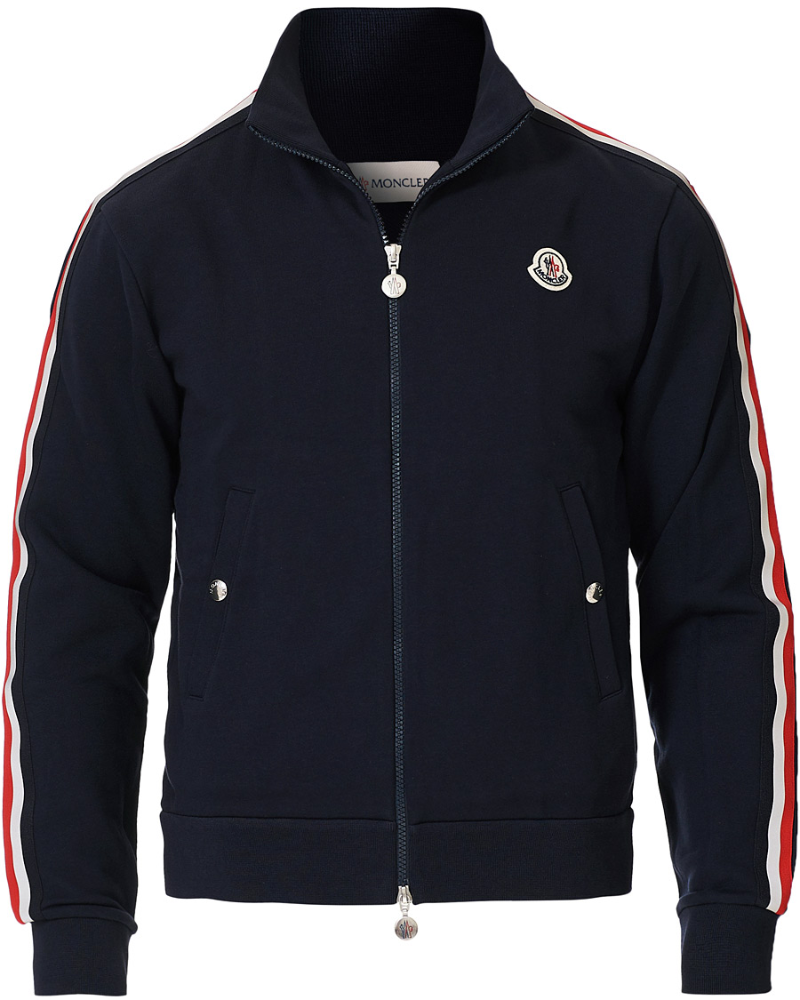 Herr | Tröjor | Moncler | Full Zip Sweater Navy