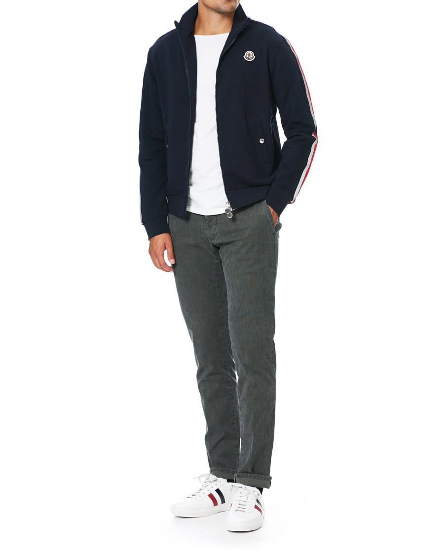 Herr | Tröjor | Moncler | Full Zip Sweater Navy