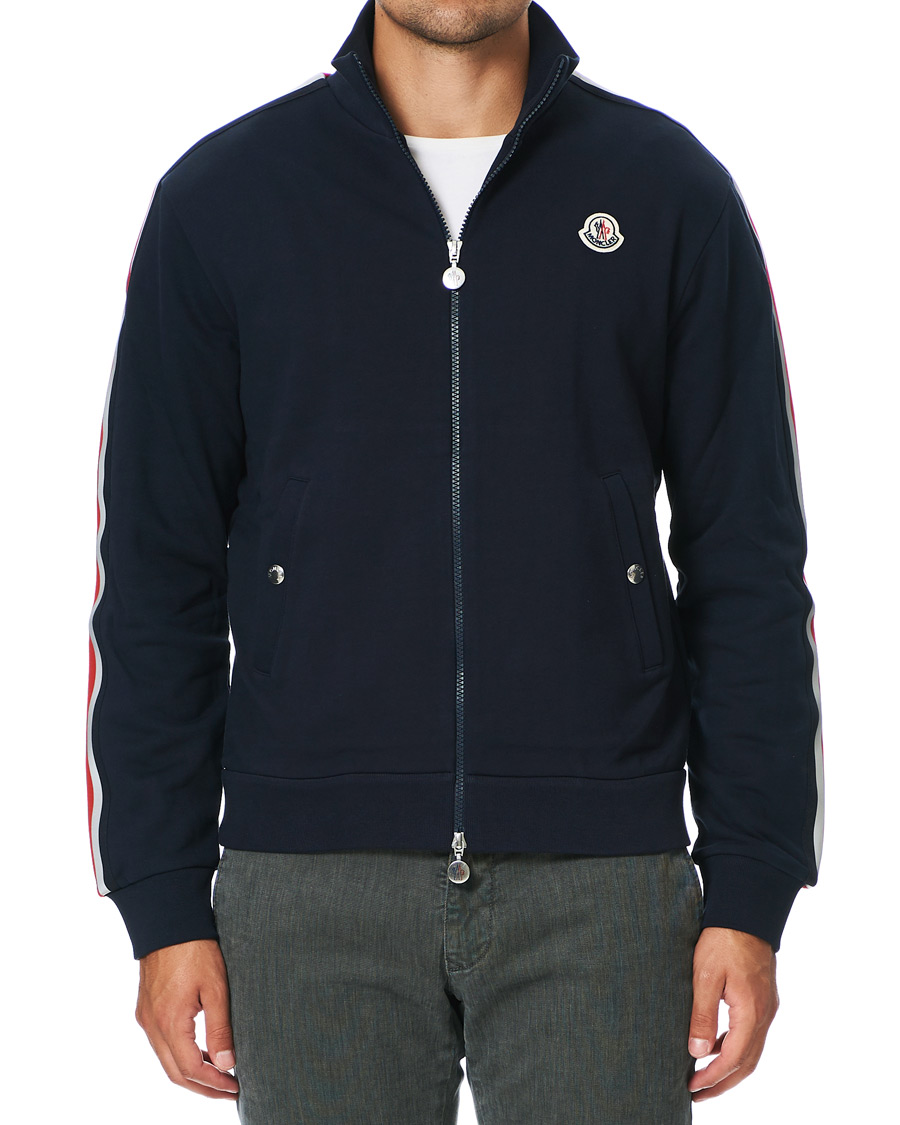 Herr | Tröjor | Moncler | Full Zip Sweater Navy