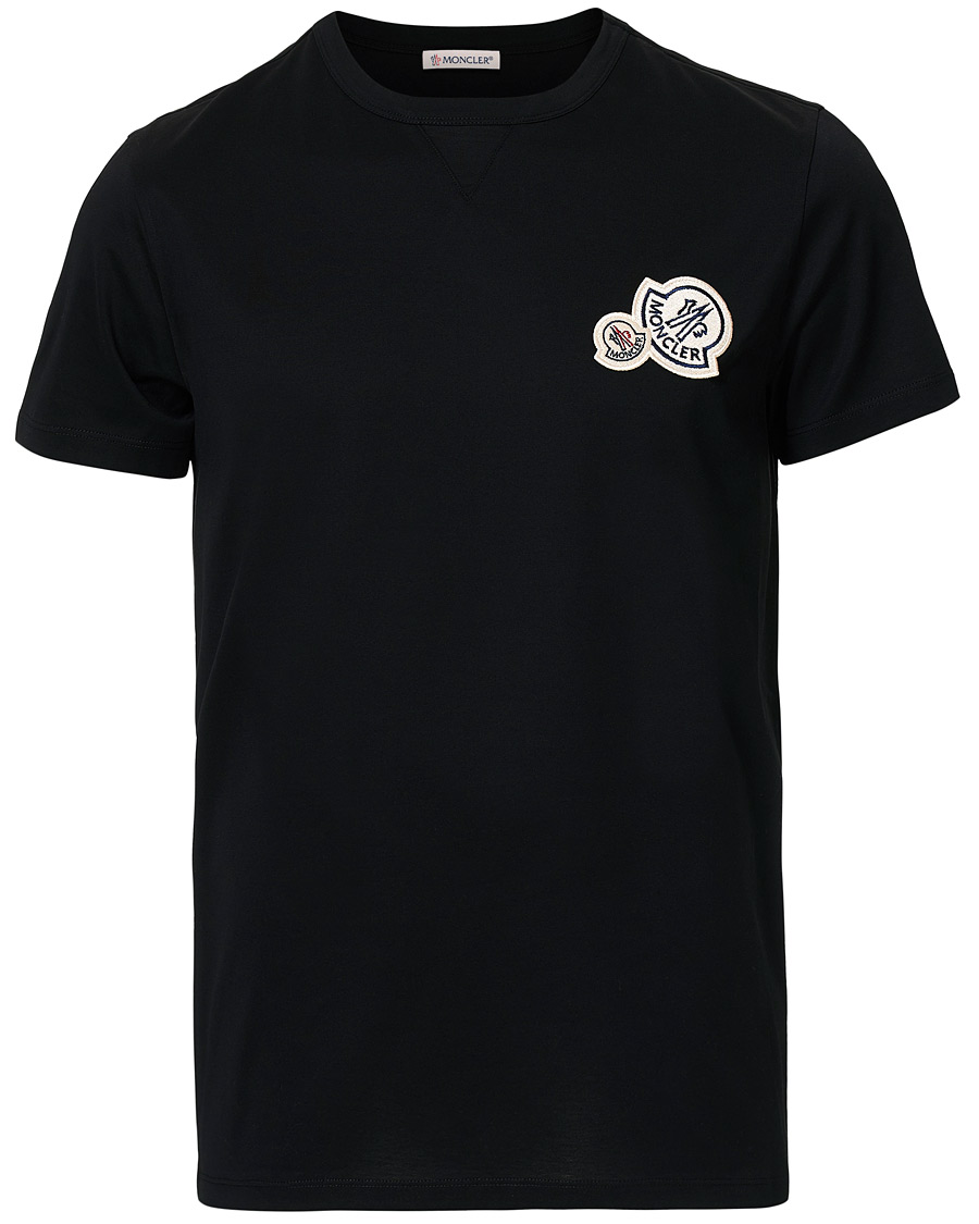 Herr | T-Shirts | Moncler | Patch Logo T-shirt Black
