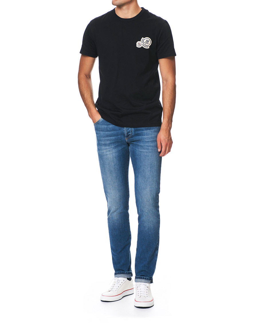 Herr | T-Shirts | Moncler | Patch Logo T-shirt Black