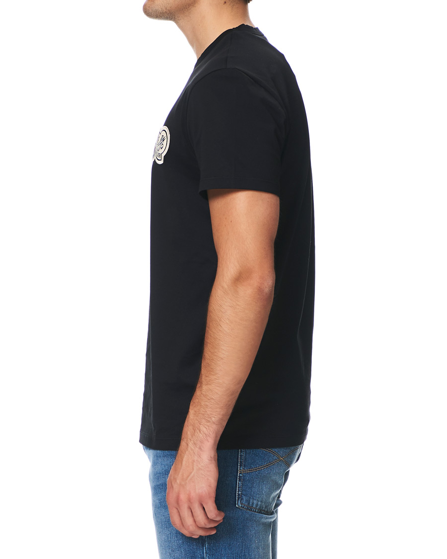Herr | T-Shirts | Moncler | Patch Logo T-shirt Black