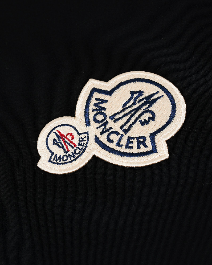 Herr | T-Shirts | Moncler | Patch Logo T-shirt Black