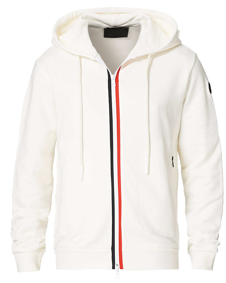 Herr | Tröjor | Moncler | Stripe Sweat Hoodie White