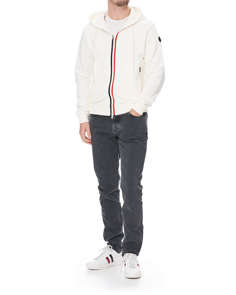 Herr | Tröjor | Moncler | Stripe Sweat Hoodie White