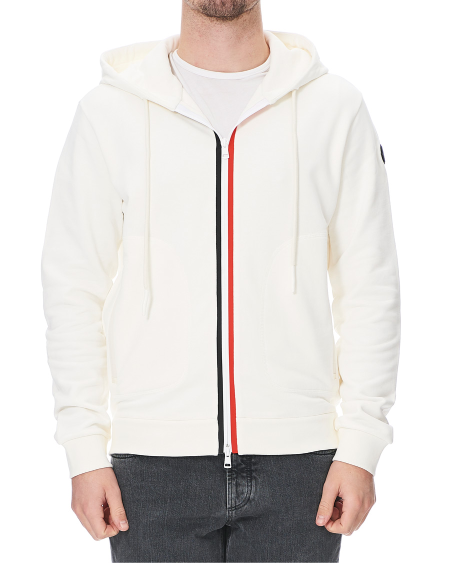 Herr | Tröjor | Moncler | Stripe Sweat Hoodie White