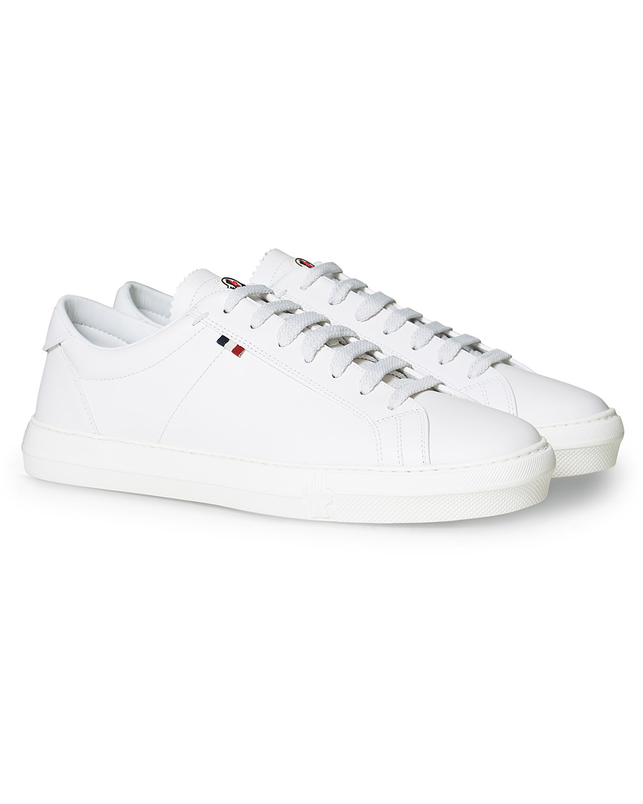 Herr | Moncler New Monaco Sneaker White Calf | Moncler | New Monaco Sneaker White Calf