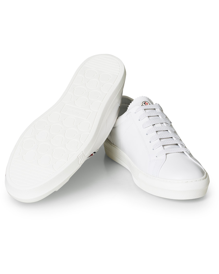 Herr | Moncler New Monaco Sneaker White Calf | Moncler | New Monaco Sneaker White Calf