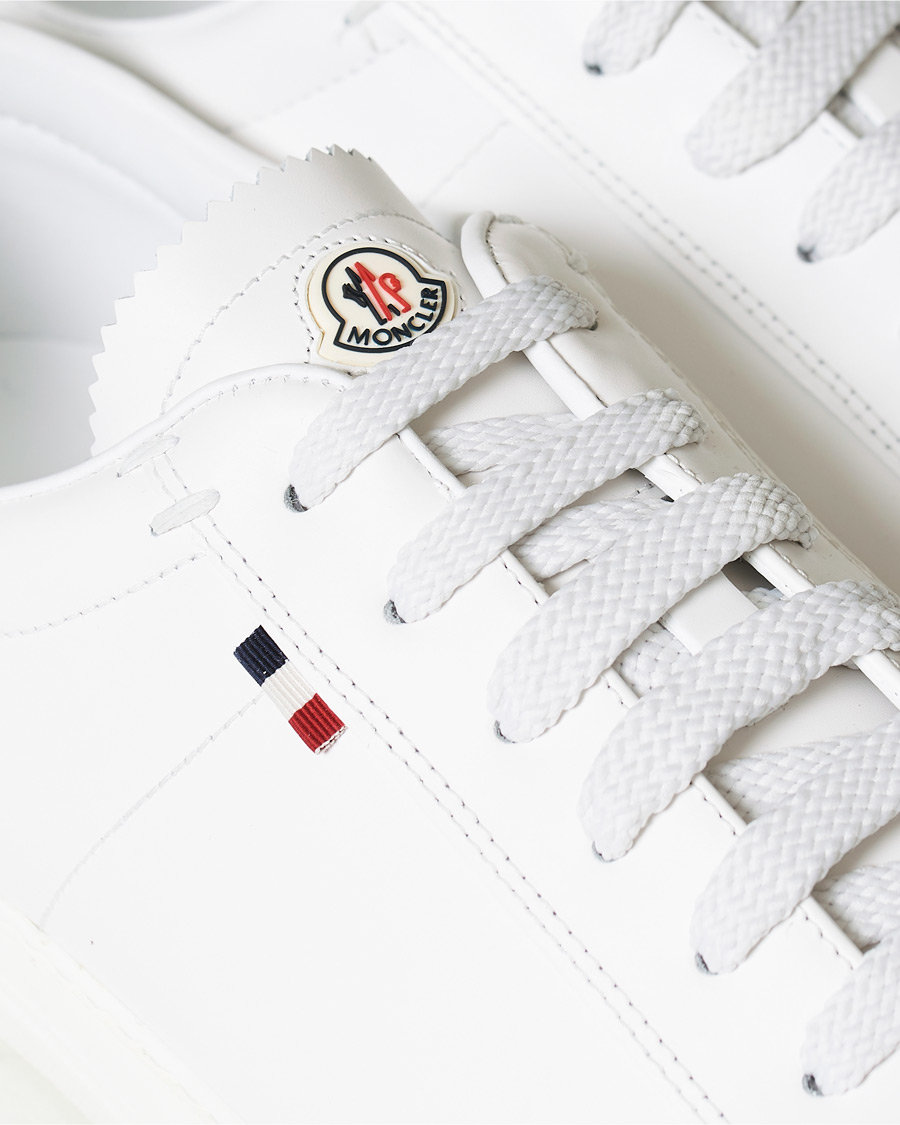 Herr | Moncler New Monaco Sneaker White Calf | Moncler | New Monaco Sneaker White Calf