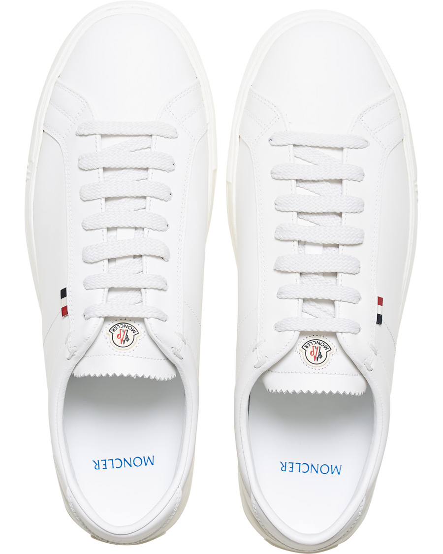Herr | Moncler New Monaco Sneaker White Calf | Moncler | New Monaco Sneaker White Calf
