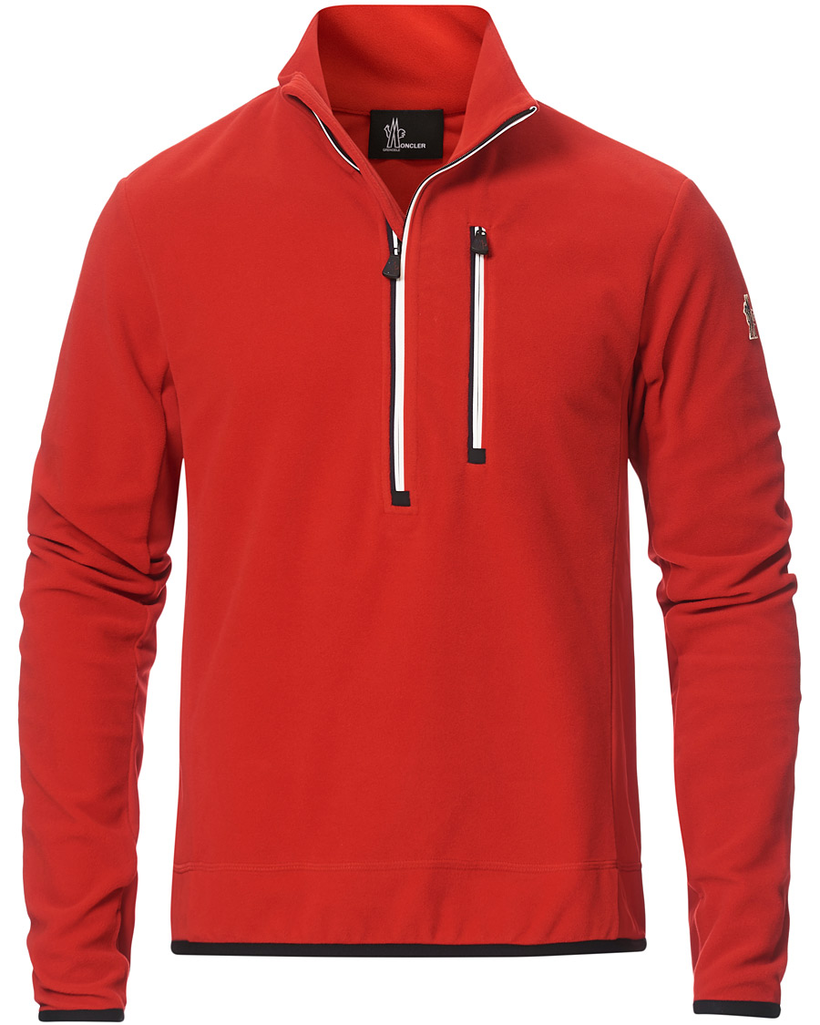 Herr | Tröjor | Moncler Grenoble | Pile Half Zip Red