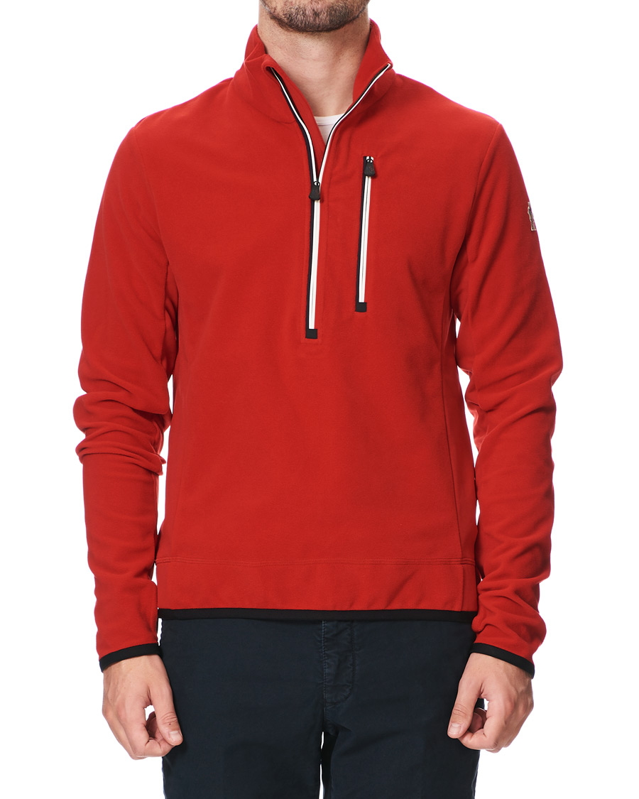 Herr | Tröjor | Moncler Grenoble | Pile Half Zip Red