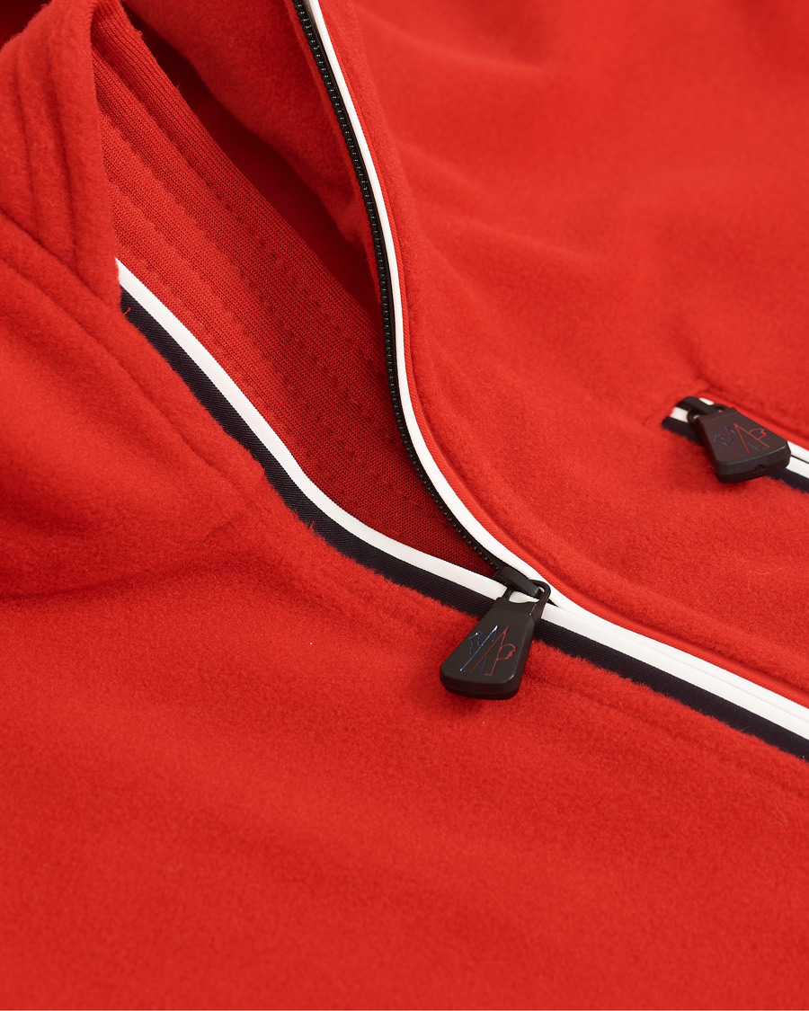Herr | Tröjor | Moncler Grenoble | Pile Half Zip Red