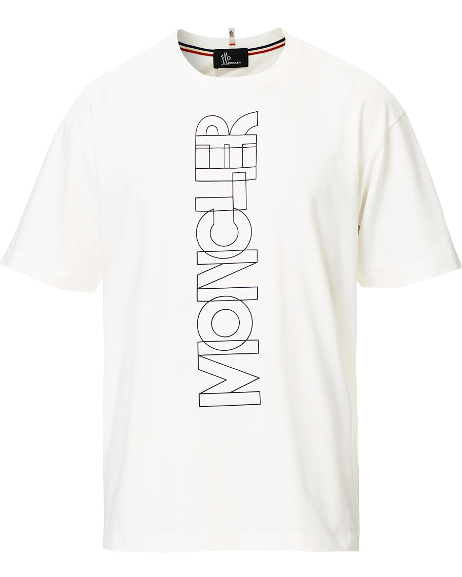 Herr | T-Shirts | Moncler Grenoble | Vertical Logo Tee White