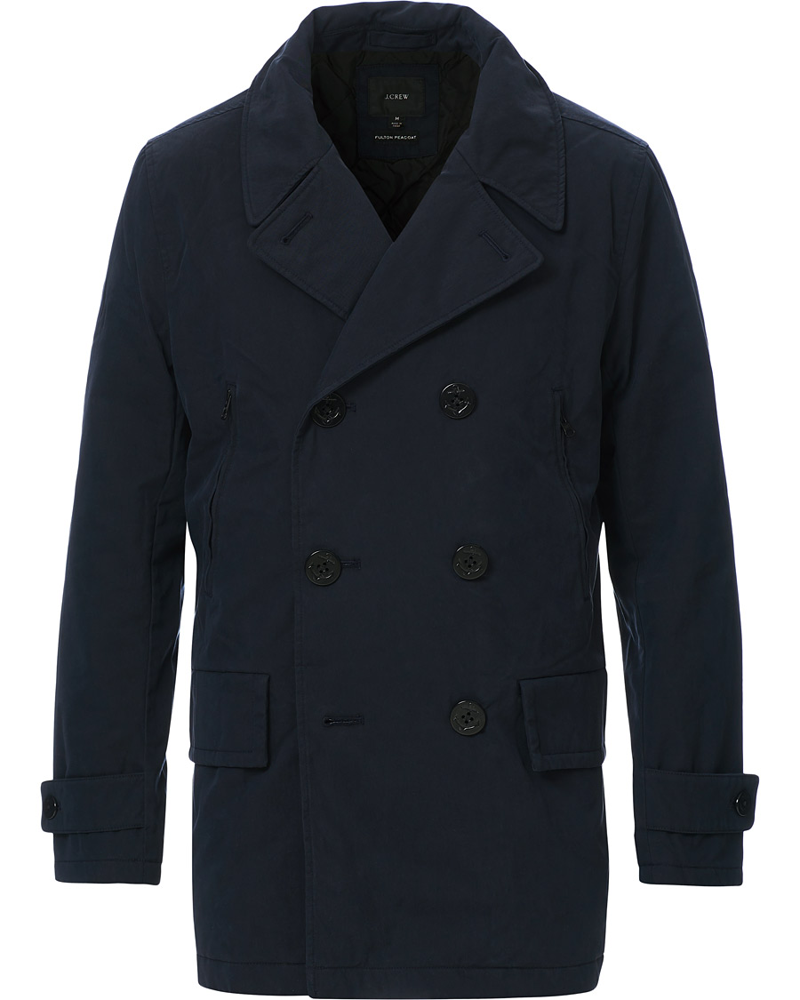 Herr | Jackor | J.Crew | Fulton Peacoat Midnight Navy
