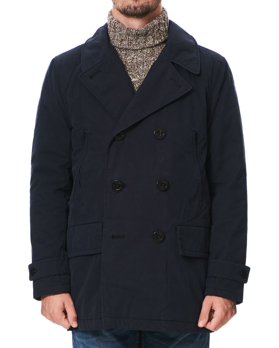 Herr | Jackor | J.Crew | Fulton Peacoat Midnight Navy