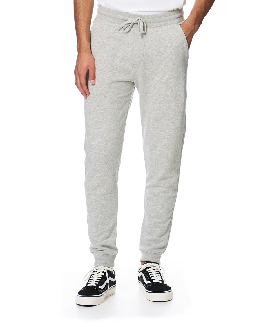 Herr | Byxor | Kent & Curwen | Cotton Jersey Track Pants Grey