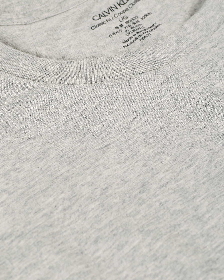 Herr | T-Shirts | Calvin Klein | Cotton Crew Neck Tee 3-Pack Black/White/Grey