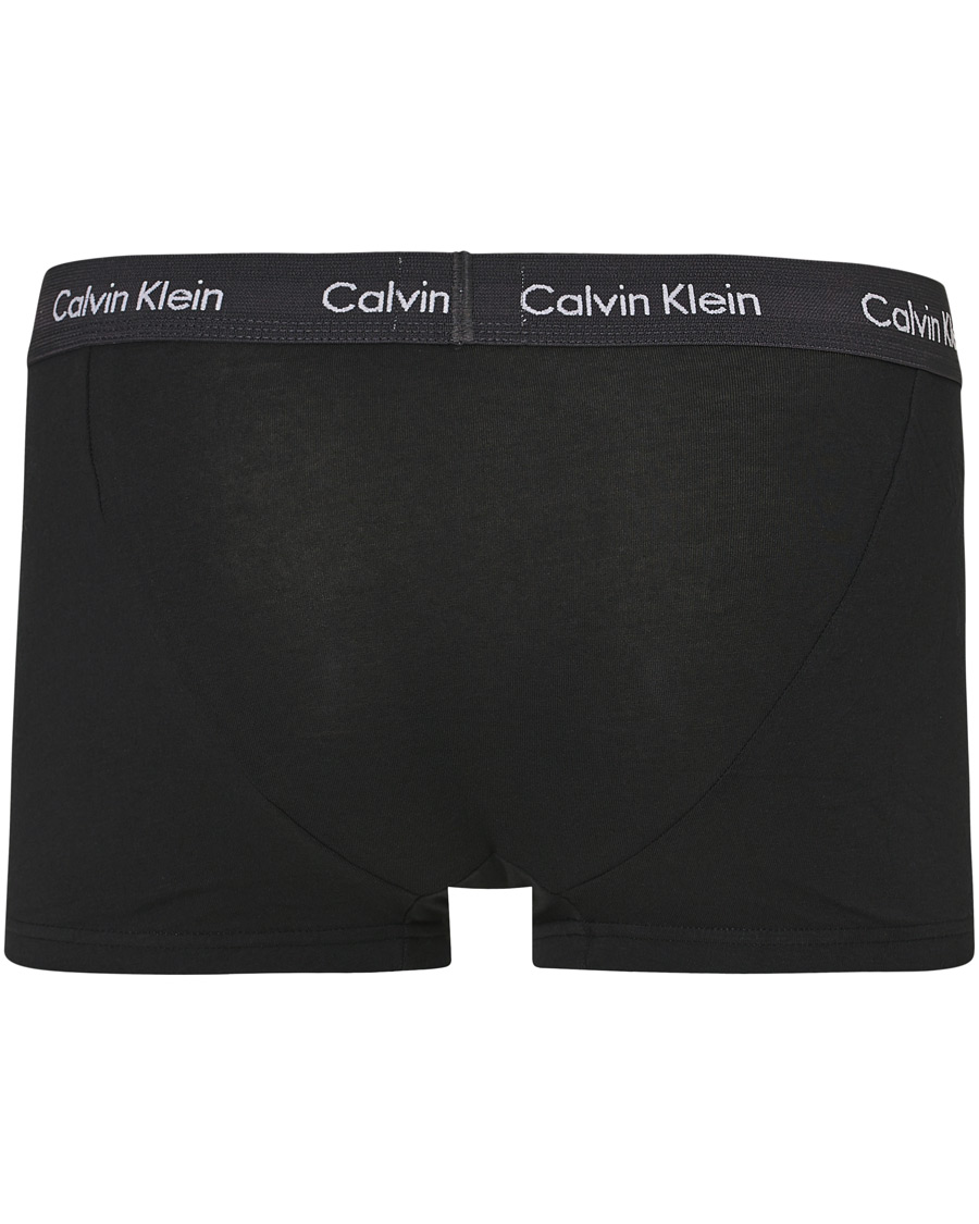 Herr | Underkläder | Calvin Klein | Cotton Stretch 3-Pack Low Rise Trunk Black/Coral/Grey