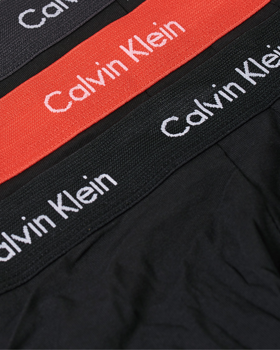 Herr | Underkläder | Calvin Klein | Cotton Stretch 3-Pack Low Rise Trunk Black/Coral/Grey