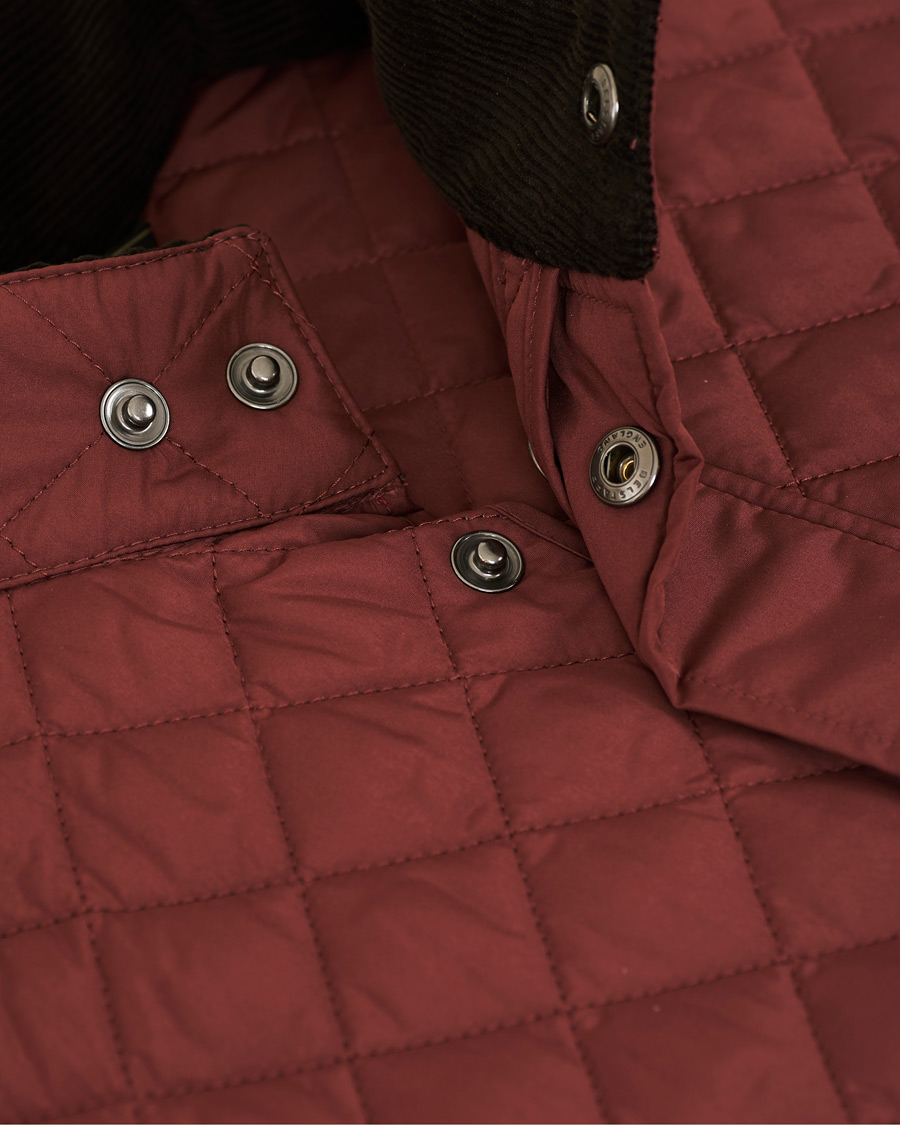 Herr | Jackor | Belstaff | Waistcoat Quilted Burnished Red