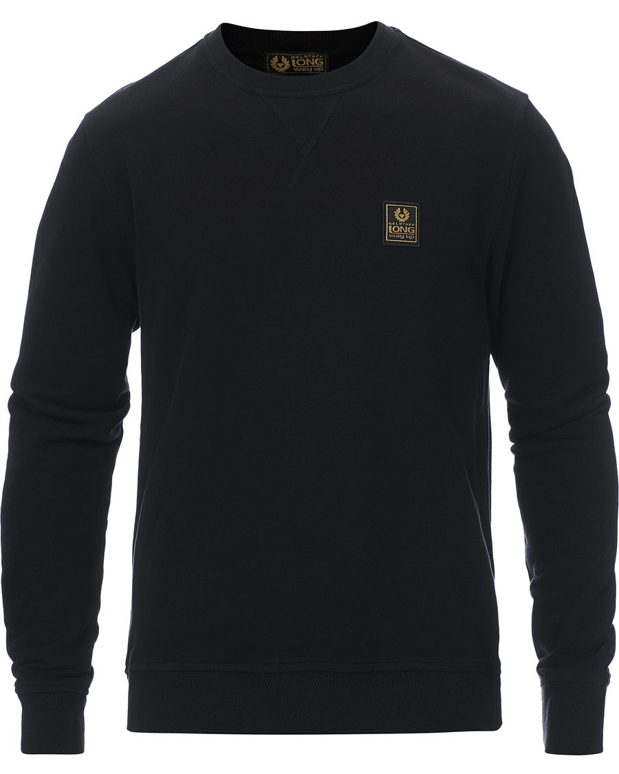 Herr | Tröjor | Belstaff | Long Way Up Crew Neck Sweatshirt Black