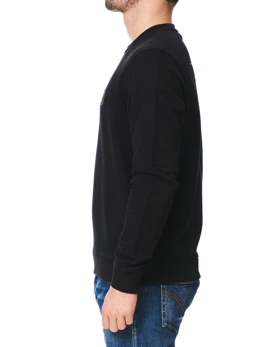 Herr | Tröjor | Belstaff | Long Way Up Crew Neck Sweatshirt Black