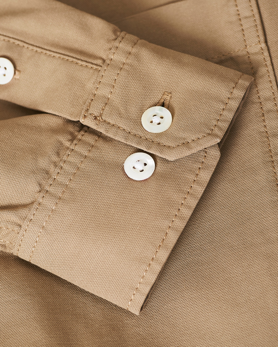 Herr | Skjortor | Norse Projects | Thorsten Canvas Overshirt Utility Khaki