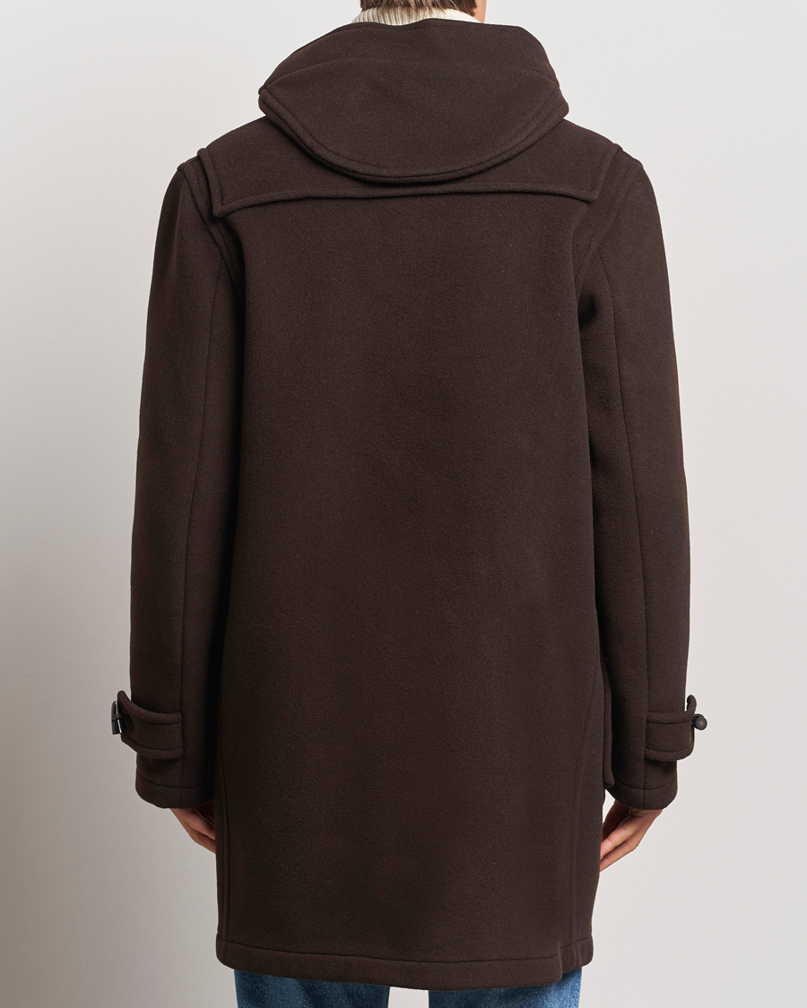 Herr | Jackor | Gloverall | Morris Duffle Coat Brown/Tartan