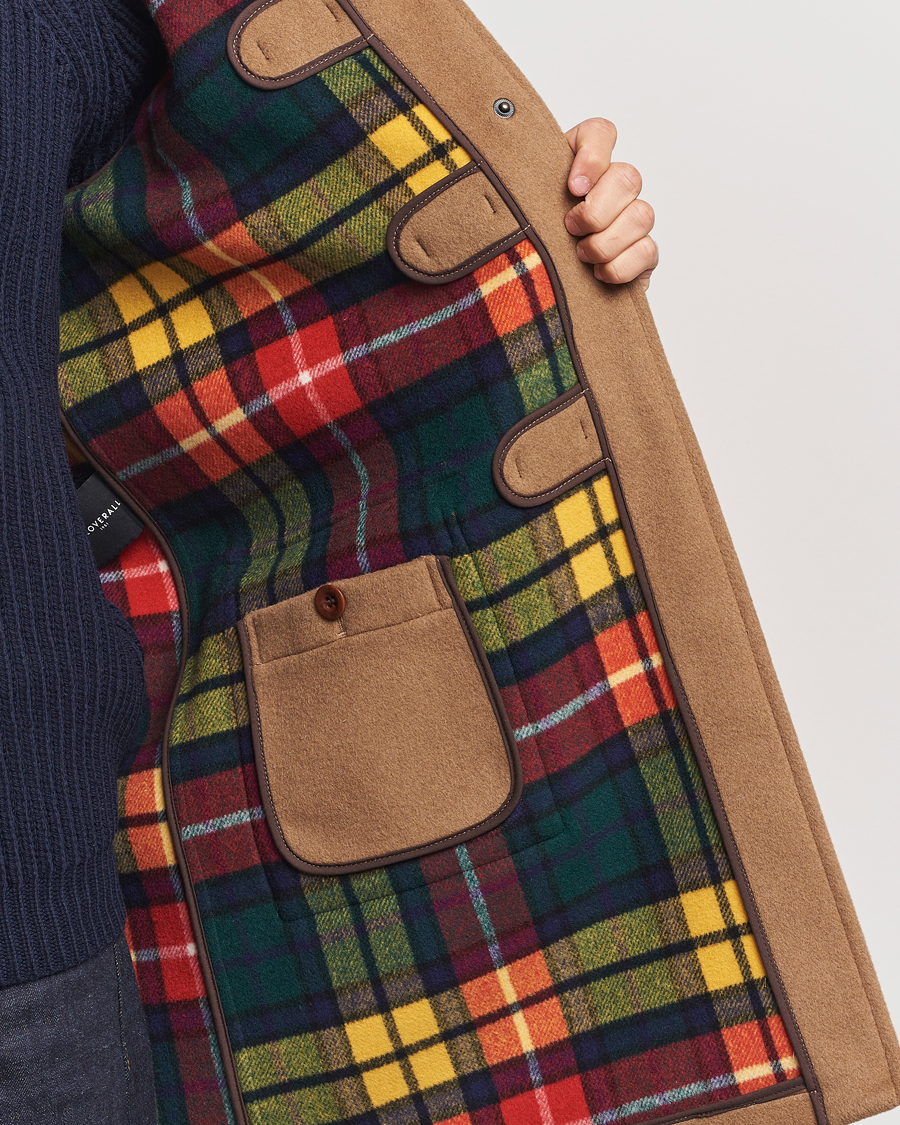 Herr | Jackor | Gloverall | Morris Duffle Coat Camel/Buchanan