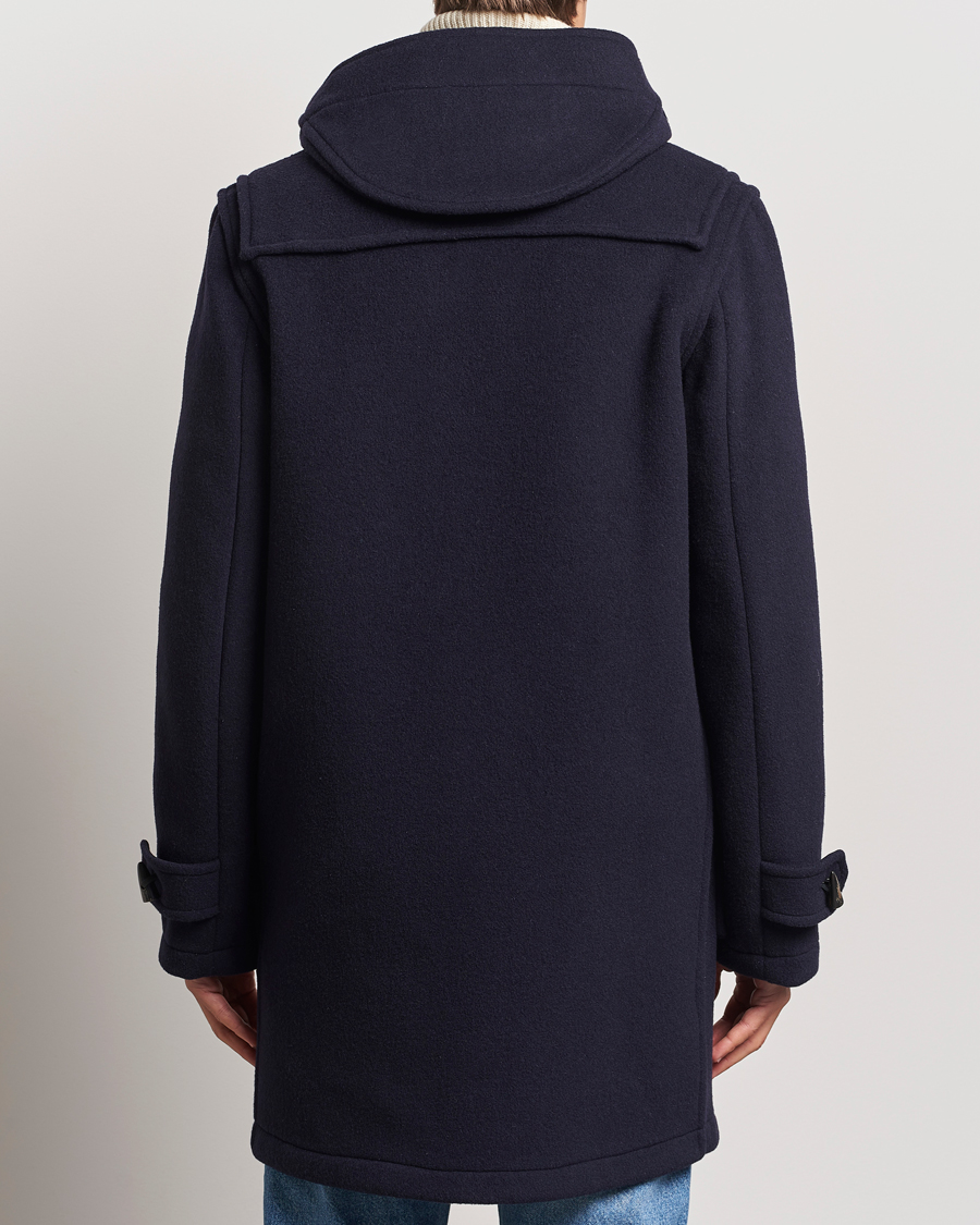 Herr | Jackor | Gloverall | Morris Duffle Coat Navy/Dress Gordon