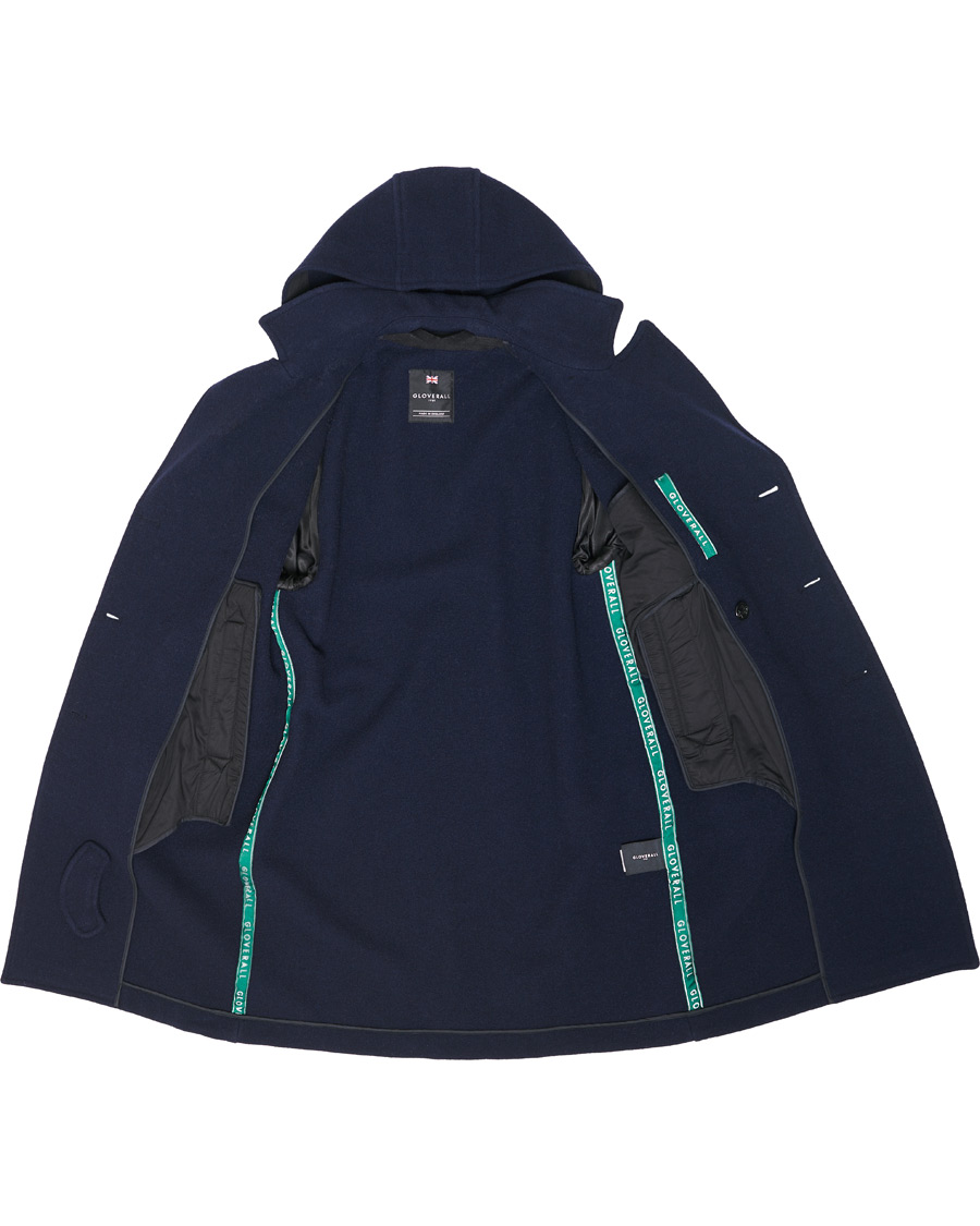 Herr | Jackor | Gloverall | Shakelton Long Peacoat Navy