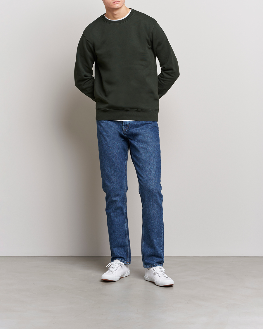 Herr | Tröjor | Colorful Standard | Classic Organic Crew Neck Sweat Hunter Green