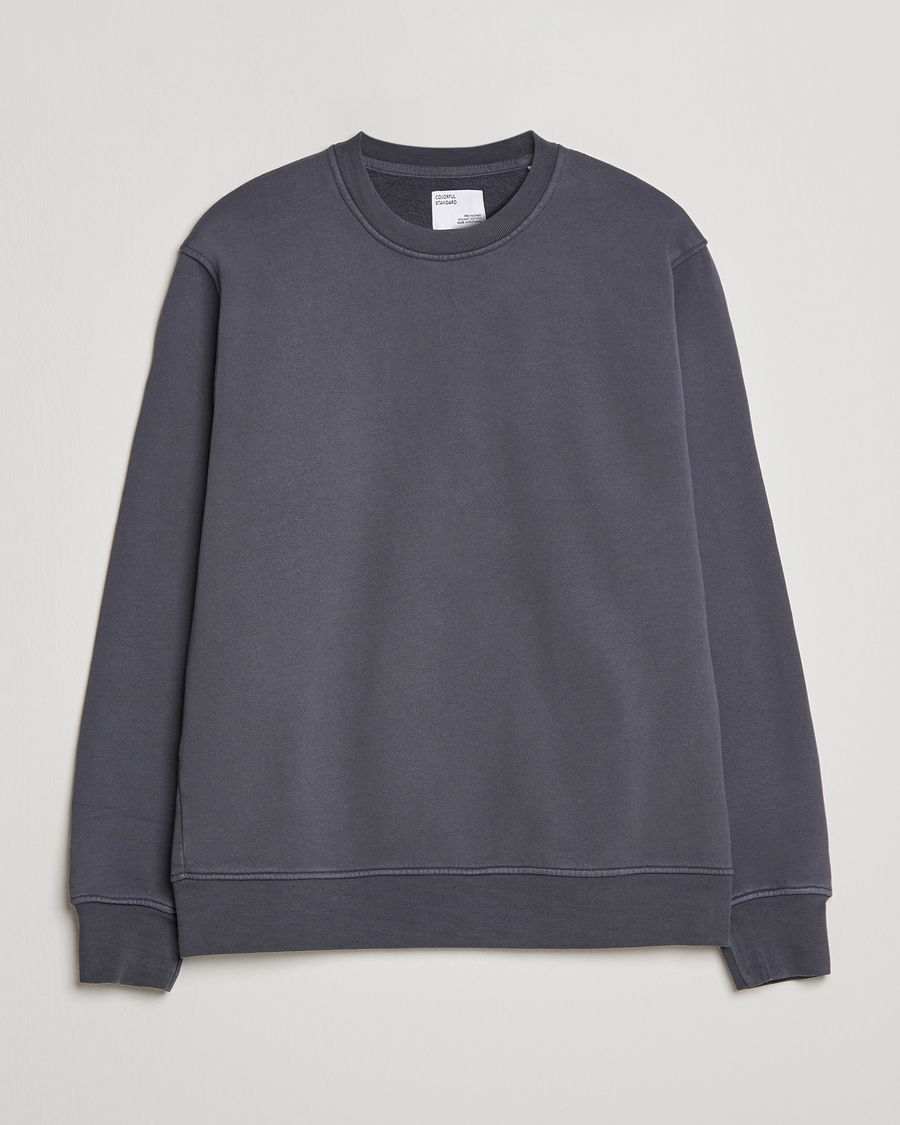 Herr | Tröjor | Colorful Standard | Classic Organic Crew Neck Sweat Lava Grey