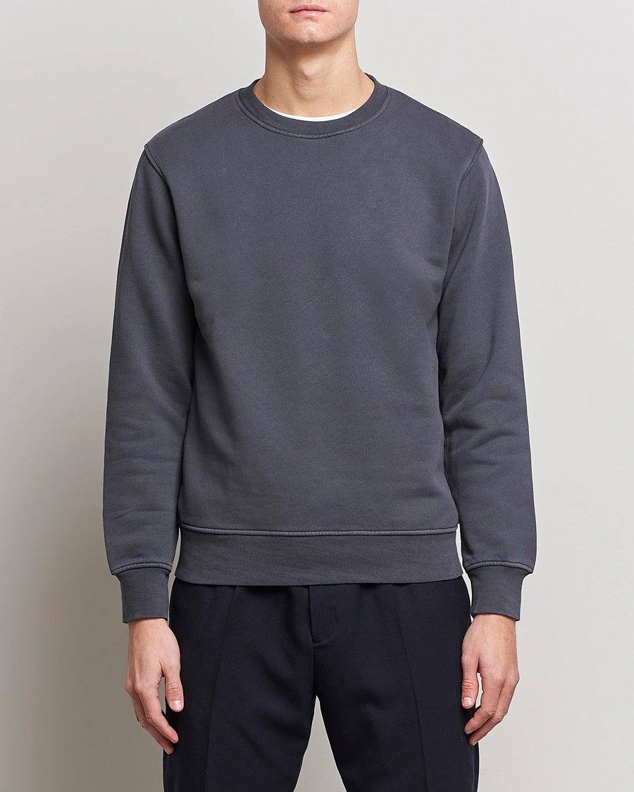 Herr | Basics | Colorful Standard | Classic Organic Crew Neck Sweat Lava Grey