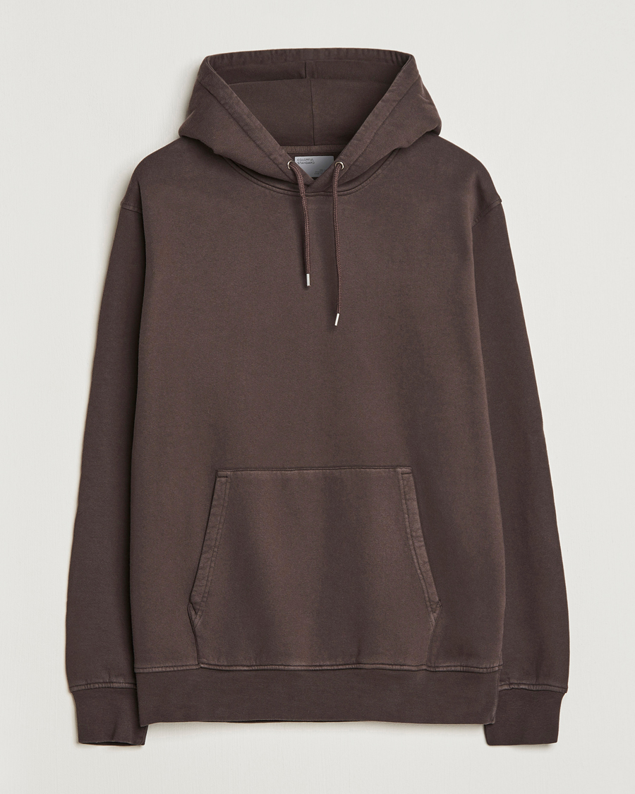 Herr | Tröjor | Colorful Standard | Classic Organic Hood Coffee Brown