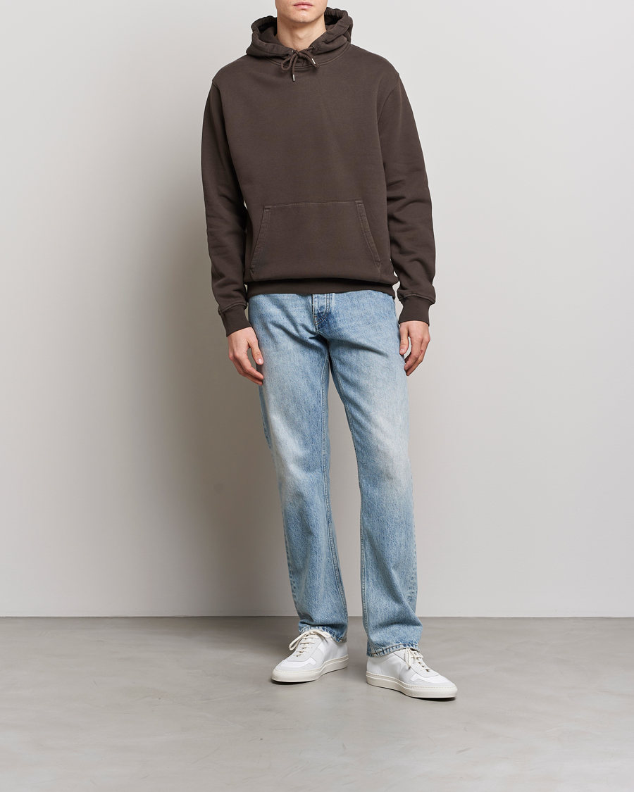 Herr | Tröjor | Colorful Standard | Classic Organic Hood Coffee Brown