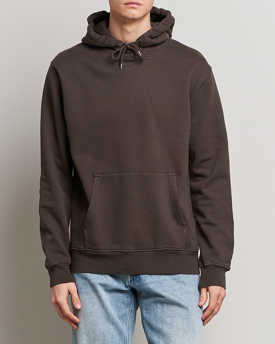 Herr | Tröjor | Colorful Standard | Classic Organic Hood Coffee Brown