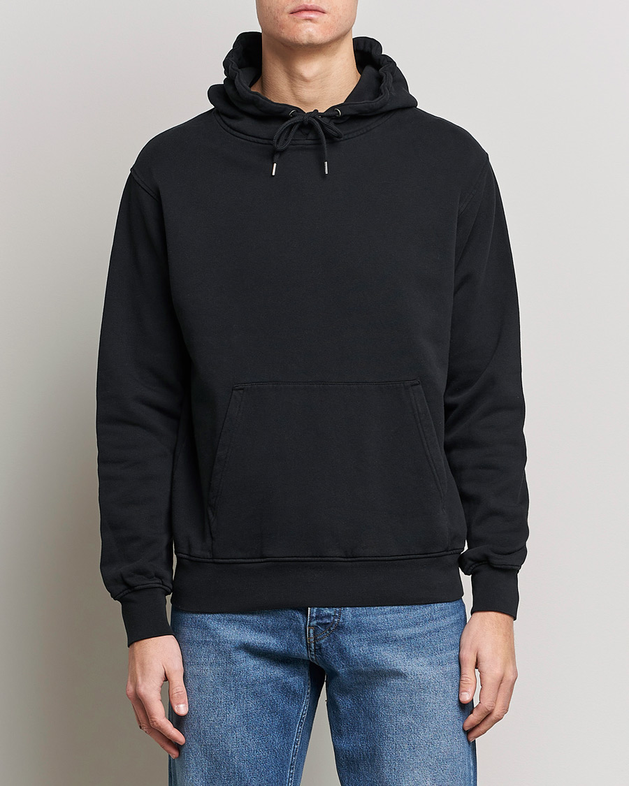 Herr | Kläder | Colorful Standard | Classic Organic Hood Deep Black