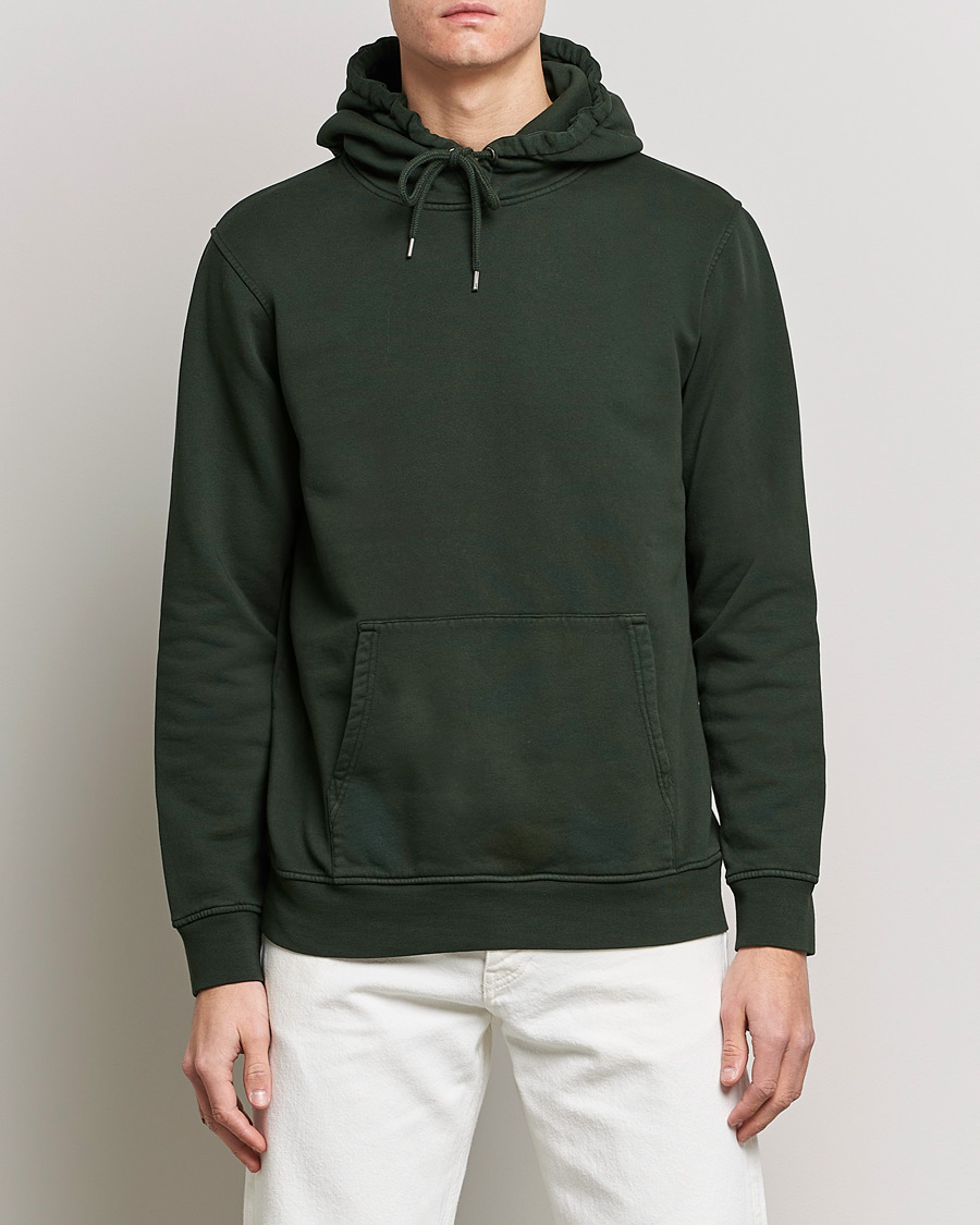 Herr | Huvtröjor | Colorful Standard | Classic Organic Hood Hunter Green