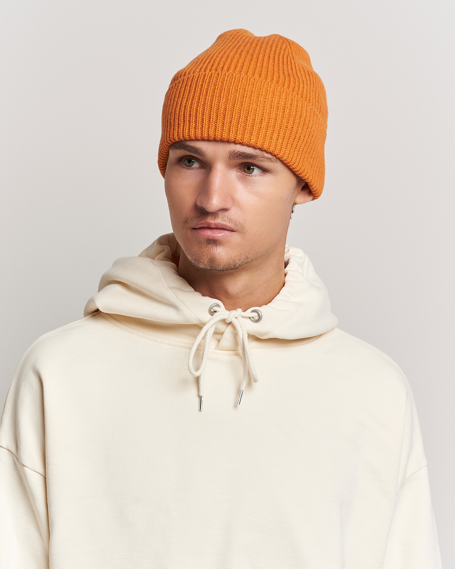 Herr | Mössor | Colorful Standard | Merino Wool Beanie Burned Orange