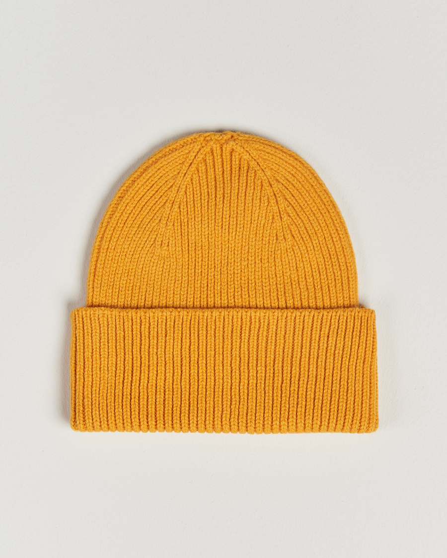 Herr | Colorful Standard Merino Wool Beanie Burned Yellow | Colorful Standard | Merino Wool Beanie Burned Yellow