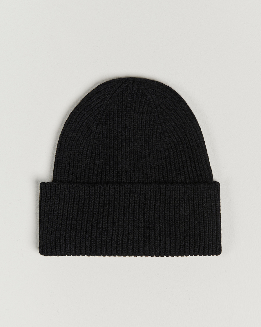 Herr | Mössor | Colorful Standard | Merino Wool Beanie Deep Black
