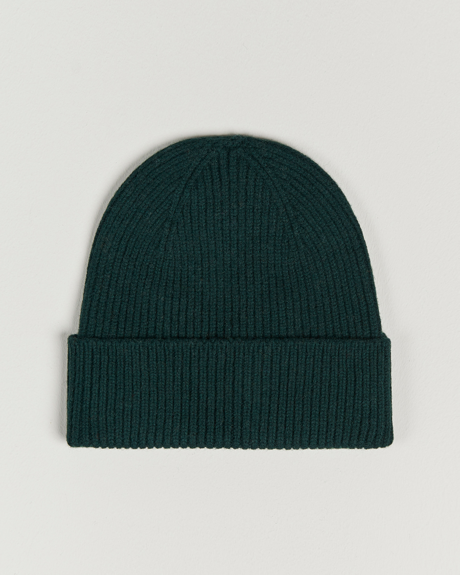 Herr | Colorful Standard Merino Wool Beanie Emerald Green | Colorful Standard | Merino Wool Beanie Emerald Green
