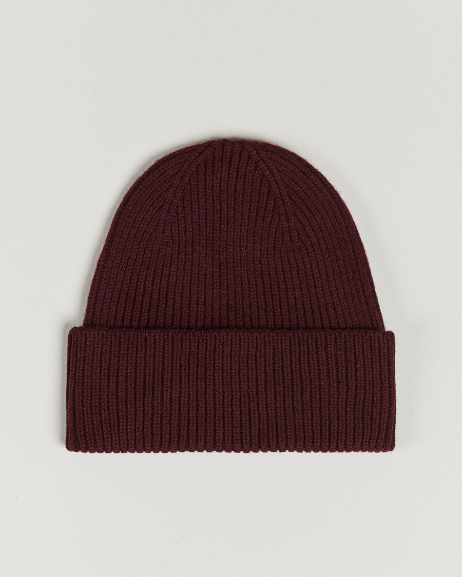 Herr | Colorful Standard Merino Wool Beanie Oxblood Red | Colorful Standard | Merino Wool Beanie Oxblood Red