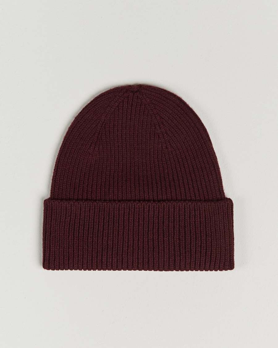 Herr | Colorful Standard Merino Wool Beanie Oxblood Red | Colorful Standard | Merino Wool Beanie Oxblood Red