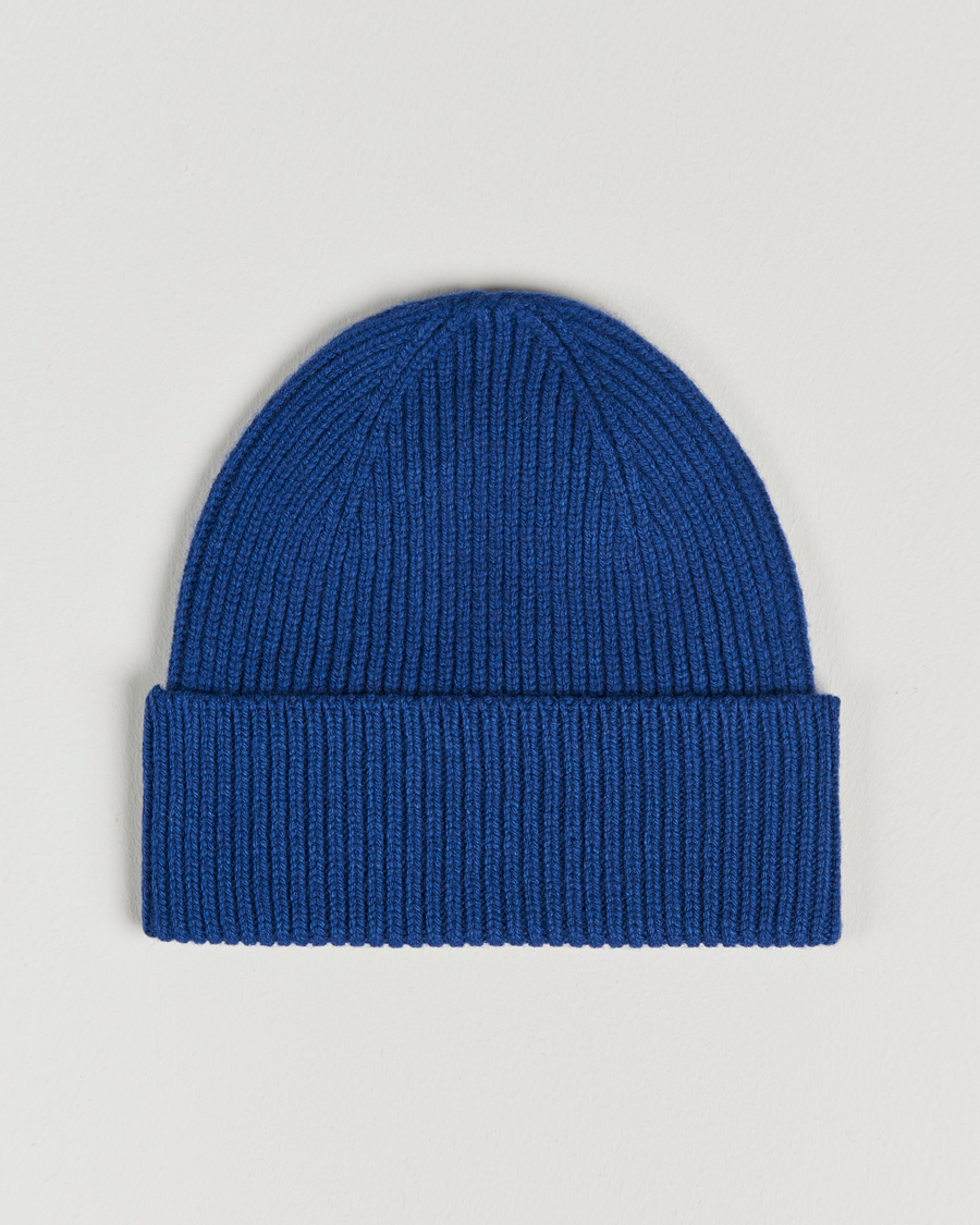 Herr | Colorful Standard Merino Wool Beanie Royal Blue | Colorful Standard | Merino Wool Beanie Royal Blue